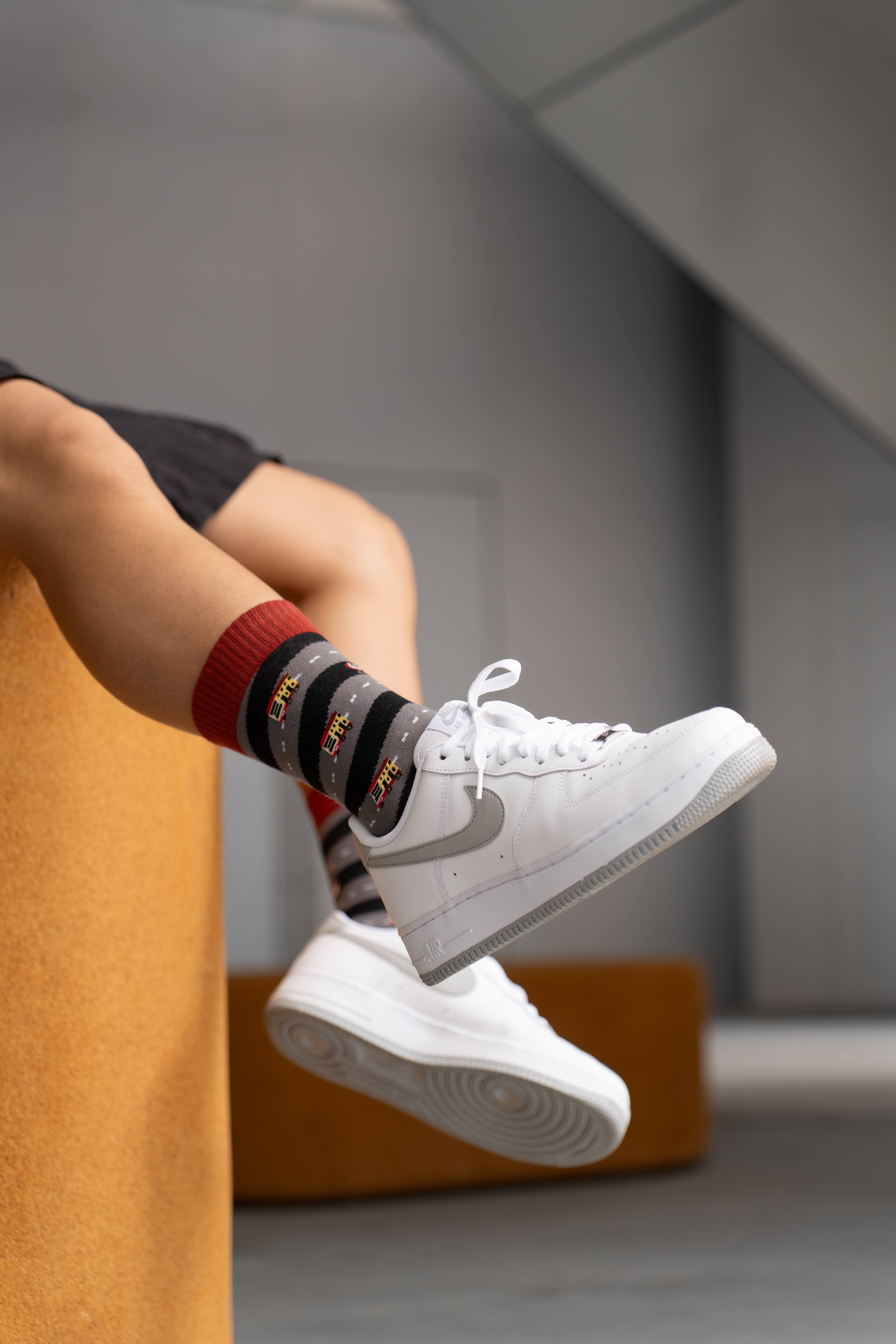 Hot Dog Bus Socks